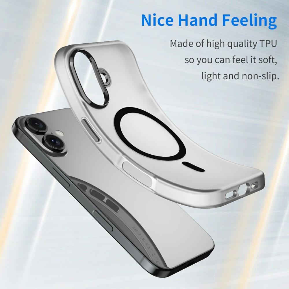  iPhone 16 Skal MagSafe Slim Matt Svart