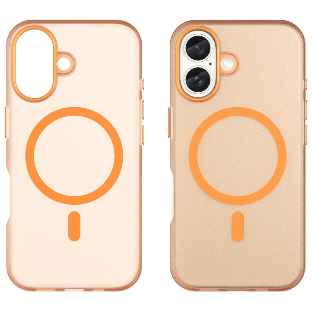  iPhone 16 Skal MagSafe Slim Matt Orange