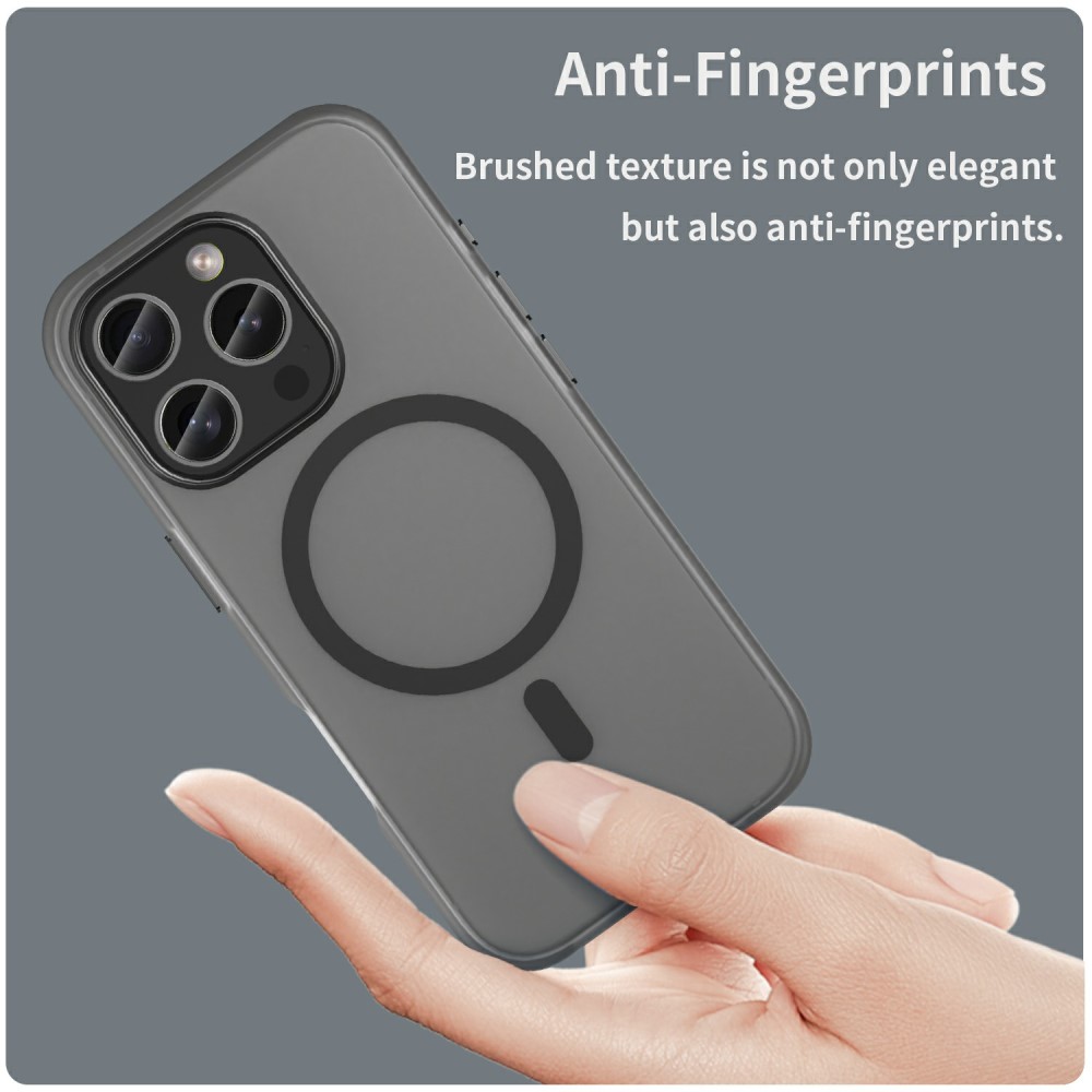  iPhone 16 Pro Skal MagSafe Slim Matt Svart