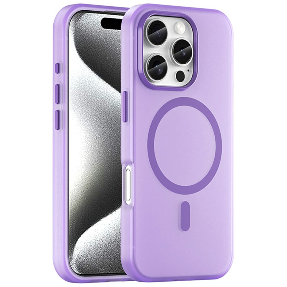  iPhone 16 Pro Skal MagSafe Slim Matt Lila