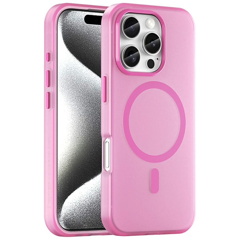  iPhone 16 Pro Skal MagSafe Slim Matt Rosa