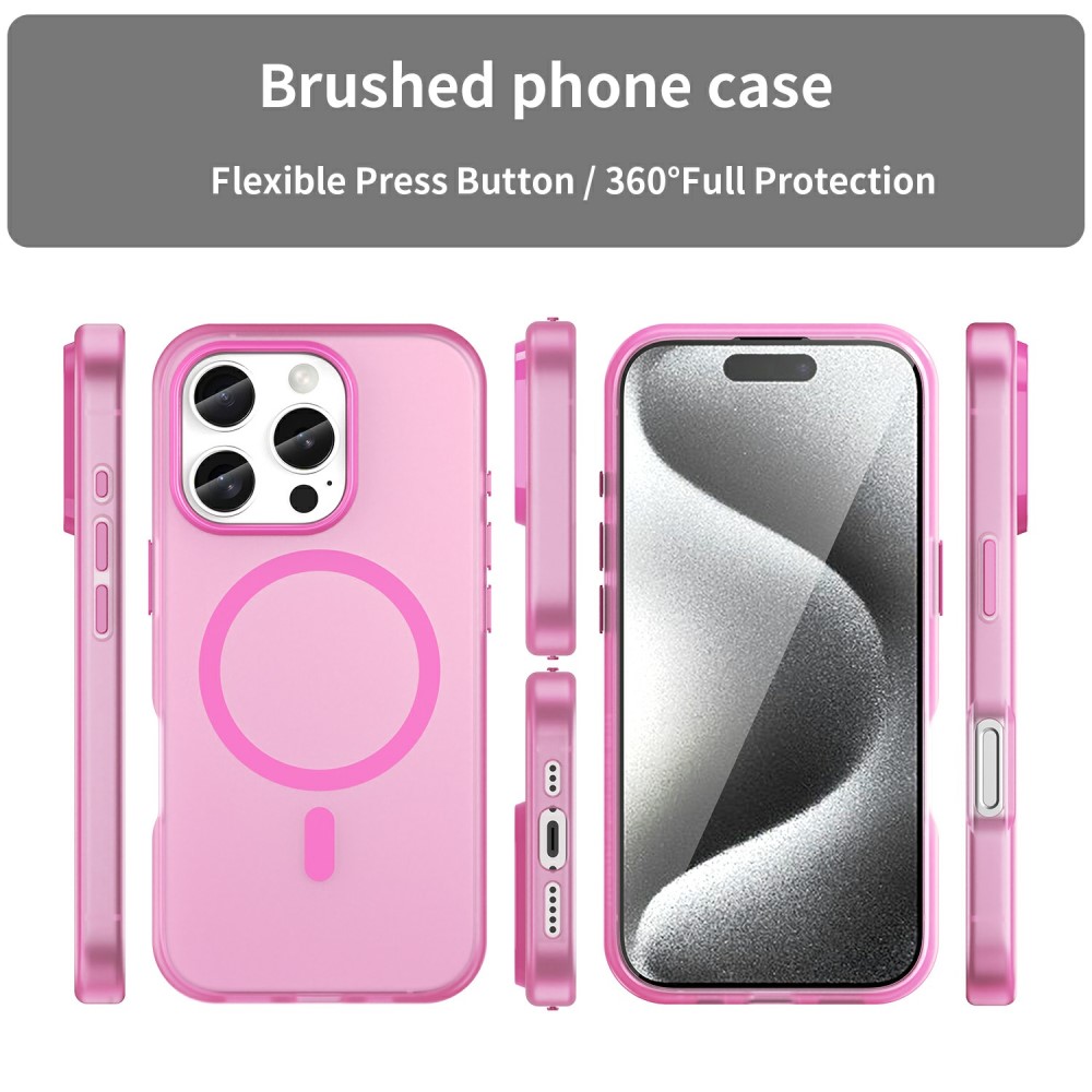  iPhone 16 Pro Skal MagSafe Slim Matt Rosa