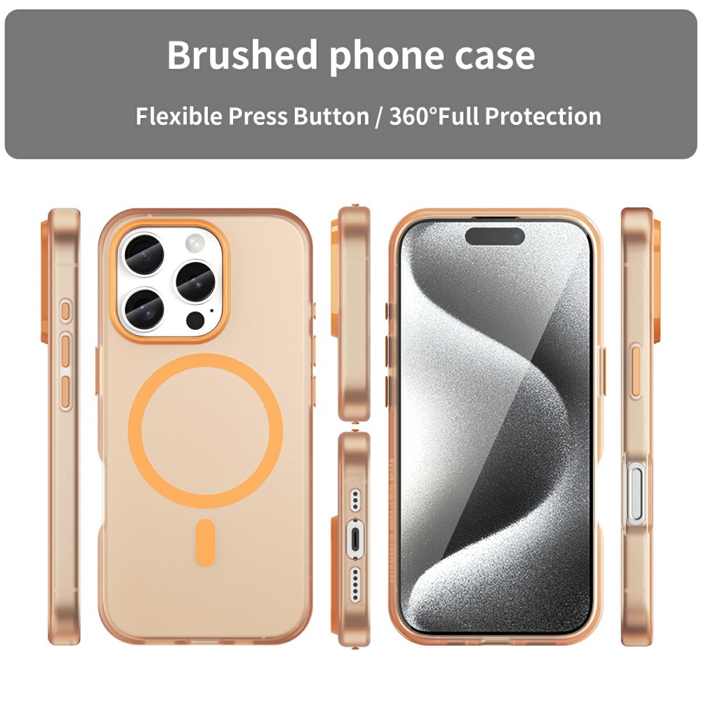  iPhone 16 Pro Skal MagSafe Slim Matt Orange