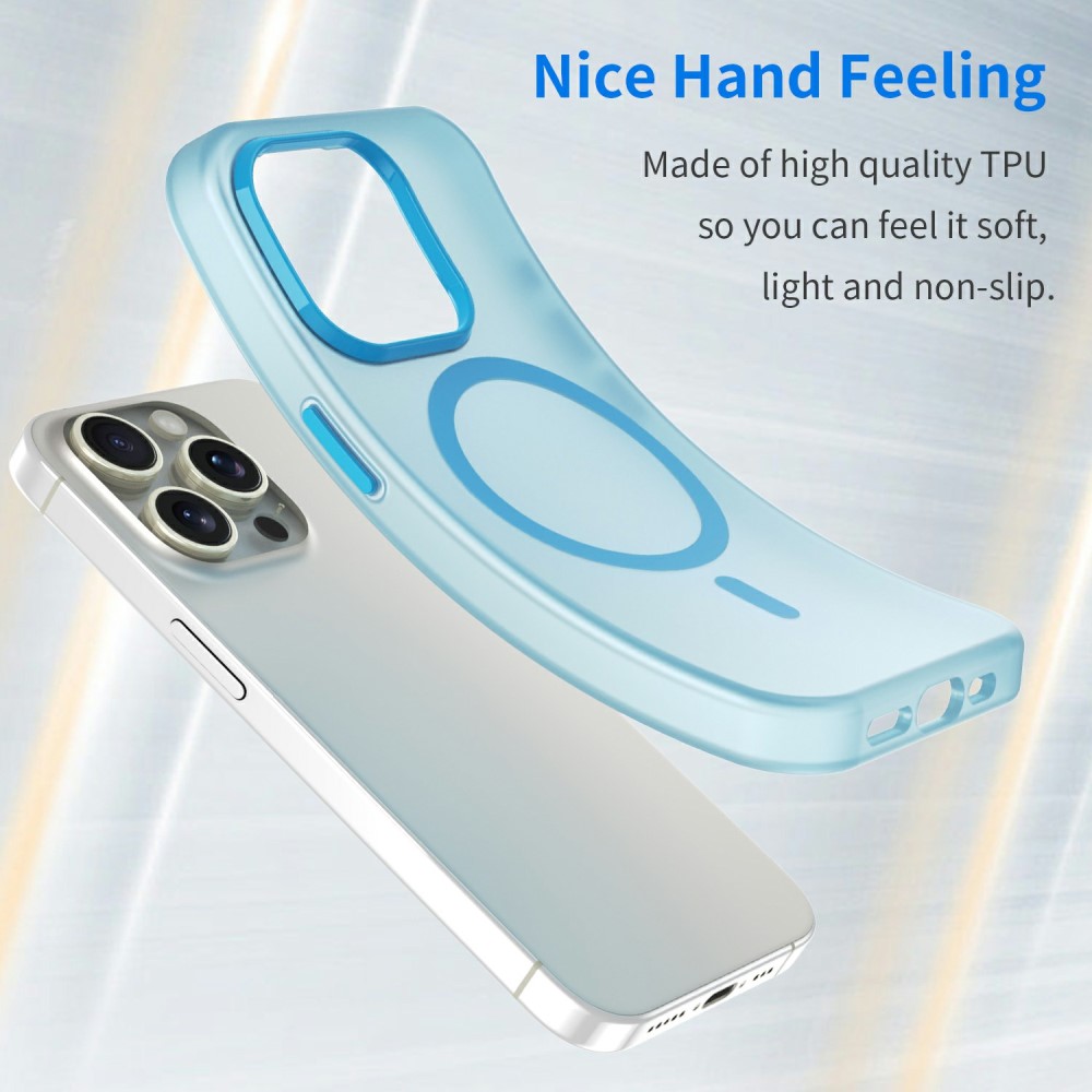  iPhone 16 Pro Max Skal MagSafe Slim Matt Blå