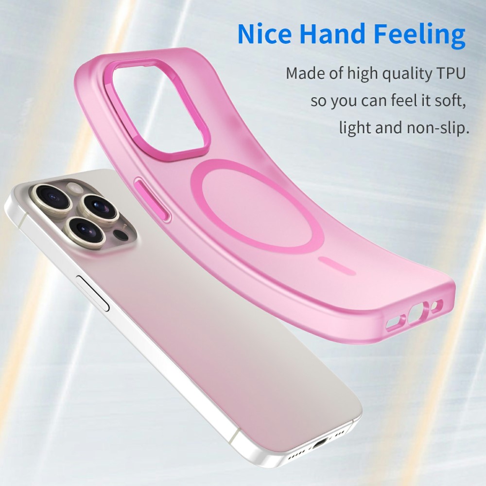  iPhone 16 Pro Max Skal MagSafe Slim Matt Rosa