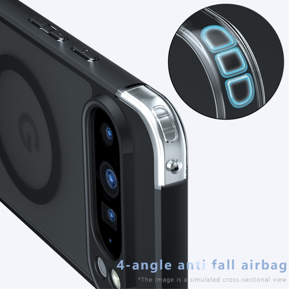  Google Pixel 9 Pro XL Skal MagSafe Hybrid Matt Svart