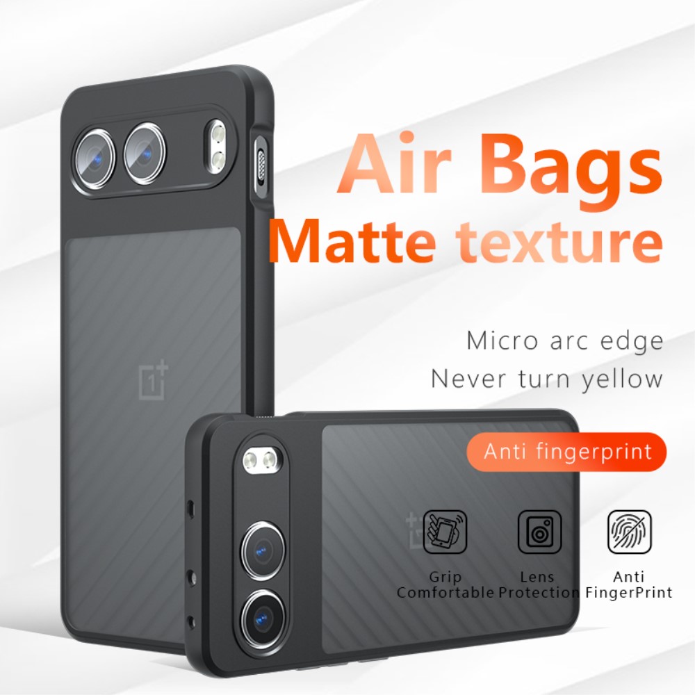  OnePlus Nord 4 Skal Hybrid Matt Svart