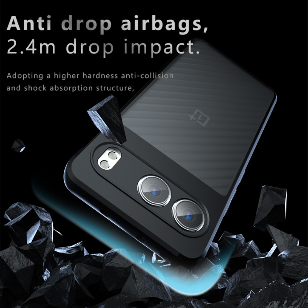  OnePlus Nord 4 Skal Hybrid Matt Svart