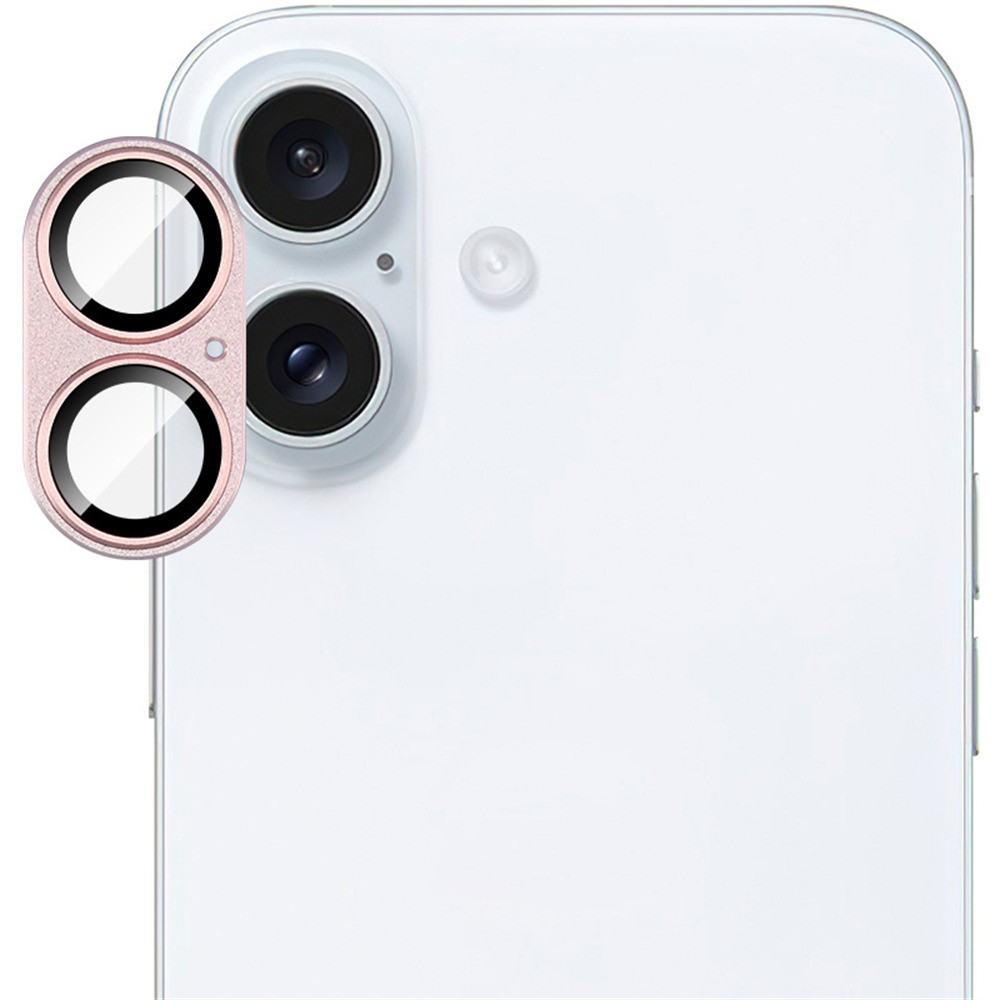 IMAK IMAK iPhone 16/16 Plus Linsskydd Rosa