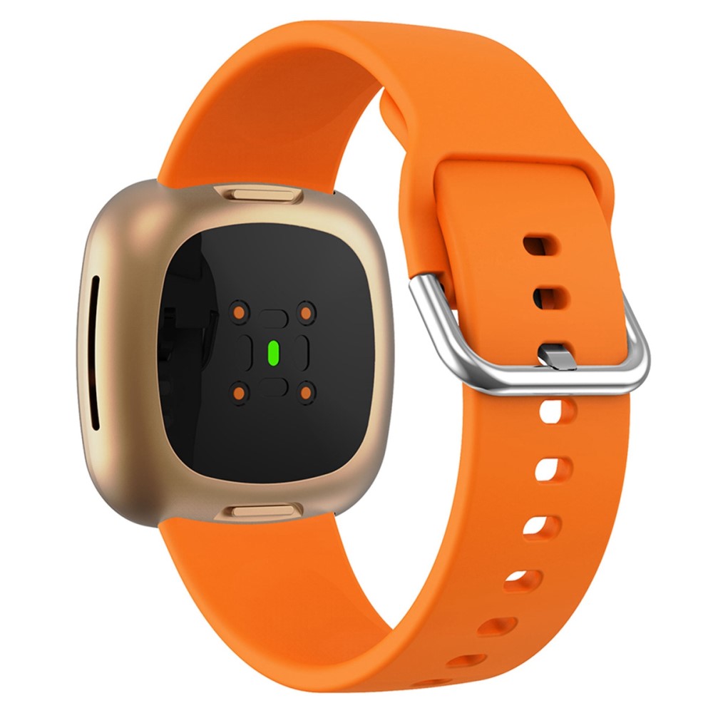  Fitbit Versa 4/Sense 2 Klockarmband Silikon Orange