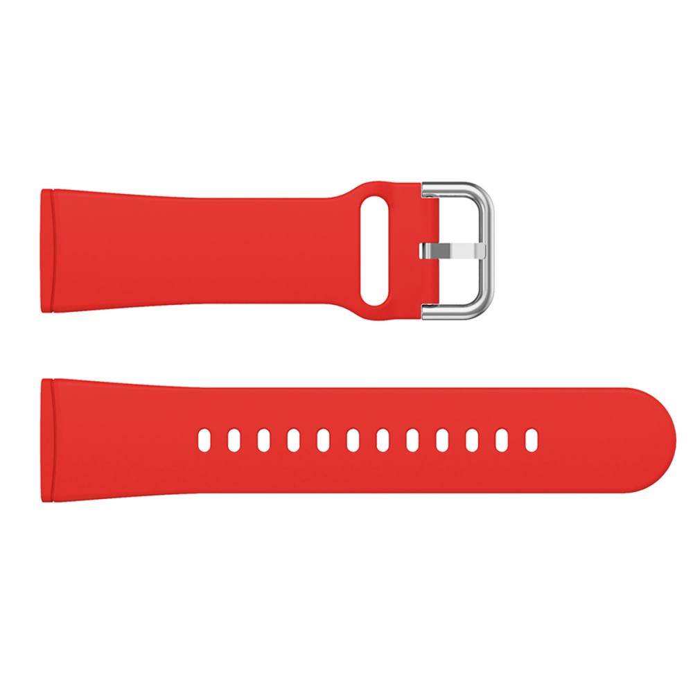  Fitbit Versa 4/Sense 2 Klockarmband Silikon Röd