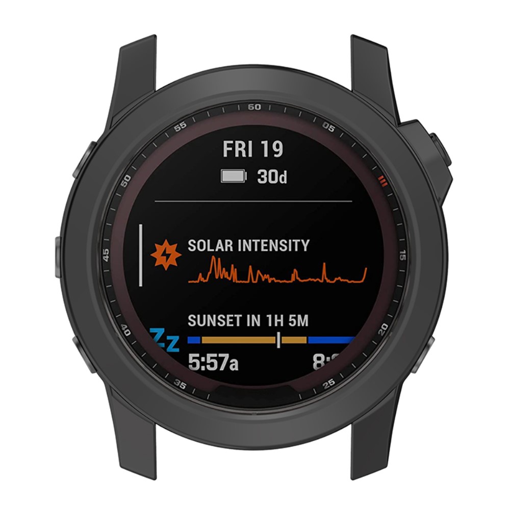  Garmin Fenix 7X/7X Solar Skal TPU Svart