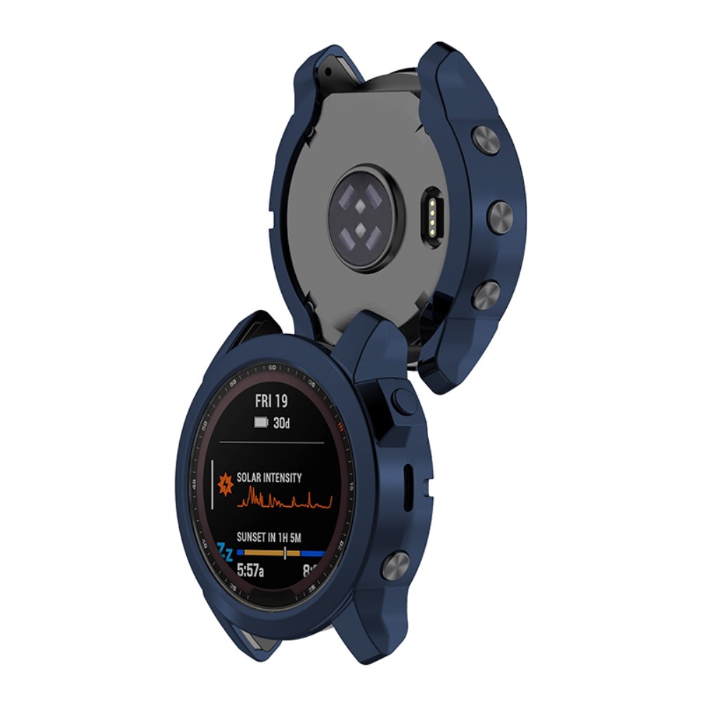  Garmin Fenix 7X/7X Solar Skal TPU Mörk Blå