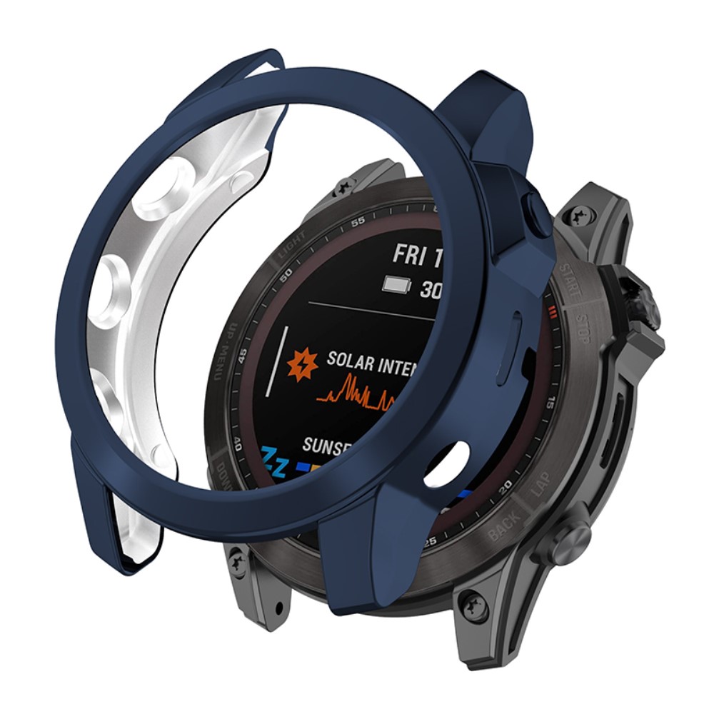  Garmin Fenix 7X/7X Solar Skal TPU Mörk Blå