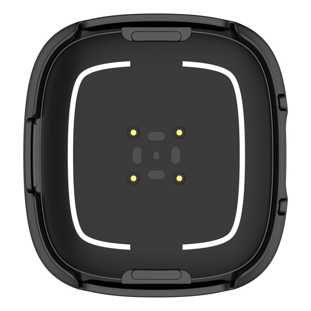  Fitbit Versa 4/Sense 2 Skal Med Skärmskydd Svart