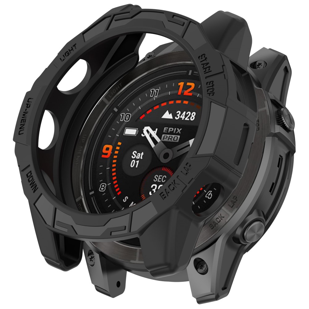 Garmin Fenix 7 / Epix Pro Gen 2 47 mm Skal TPU Svart