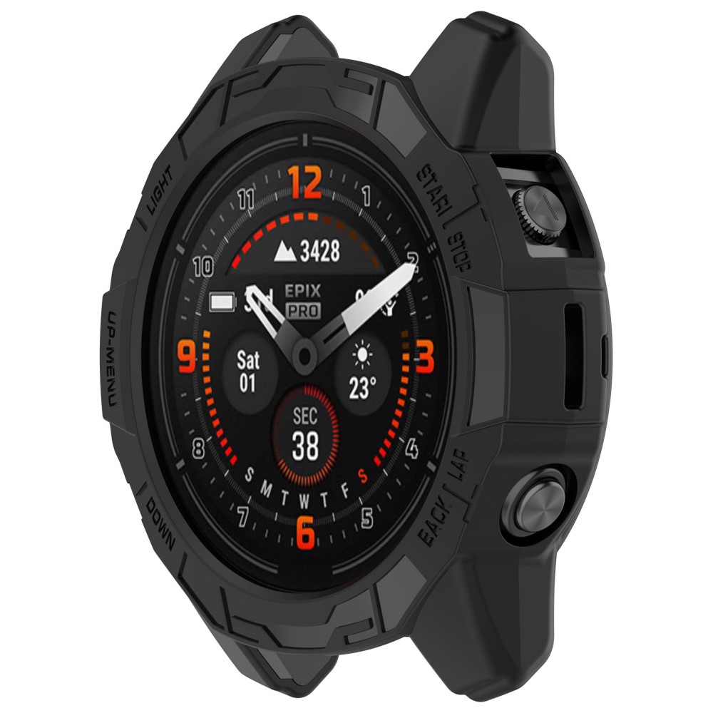  Garmin Fenix 7X / Epix Pro Gen 2 51 mm Skal TPU Svart