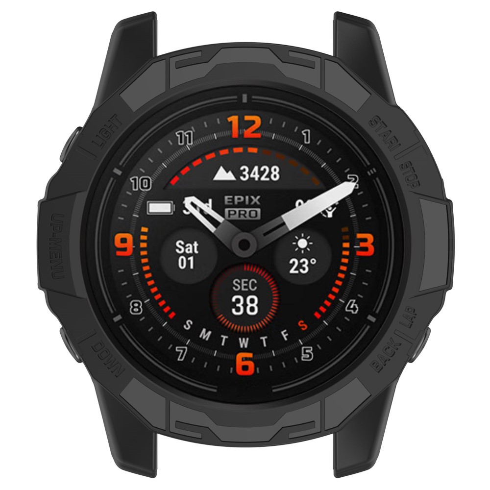  Garmin Fenix 7X / Epix Pro Gen 2 51 mm Skal TPU Svart
