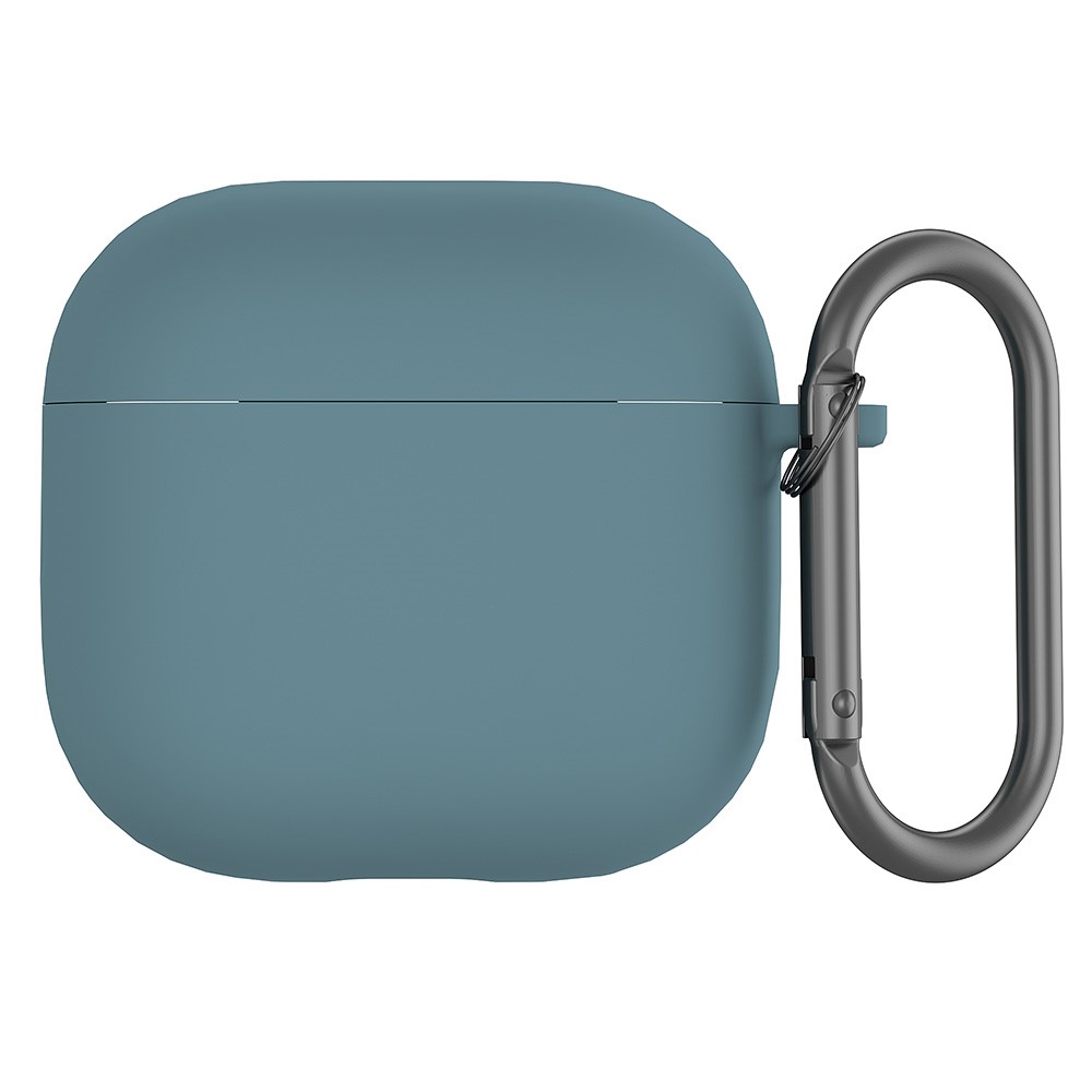  AirPods 4 Skal Med Karbinhake Silikon Grön