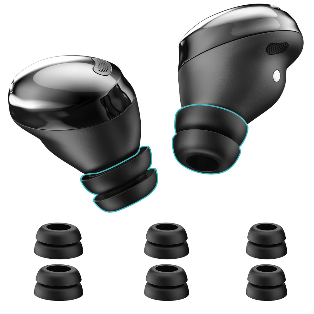 AHASTYLE AHASTYLE Galaxy Buds Pro 3 Öronpluggar 3-pack Svart