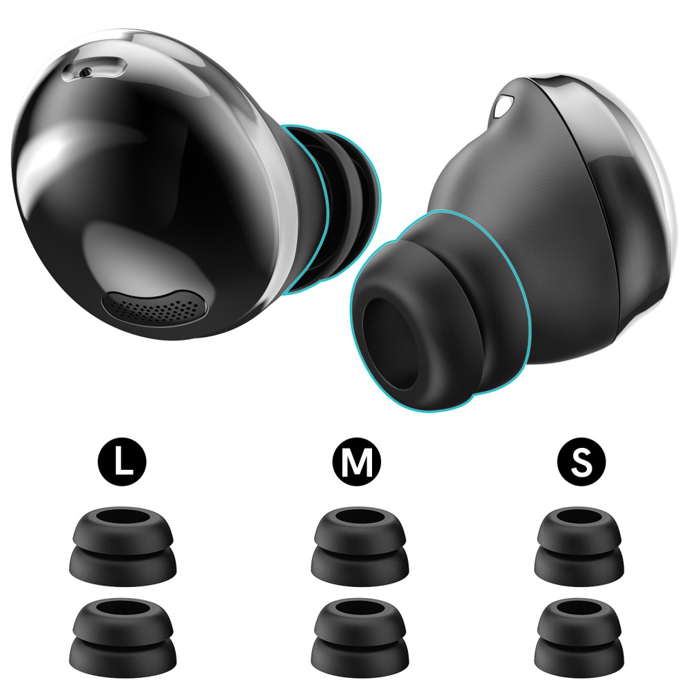 AHASTYLE AHASTYLE Galaxy Buds Pro 3 Öronpluggar 3-pack Svart