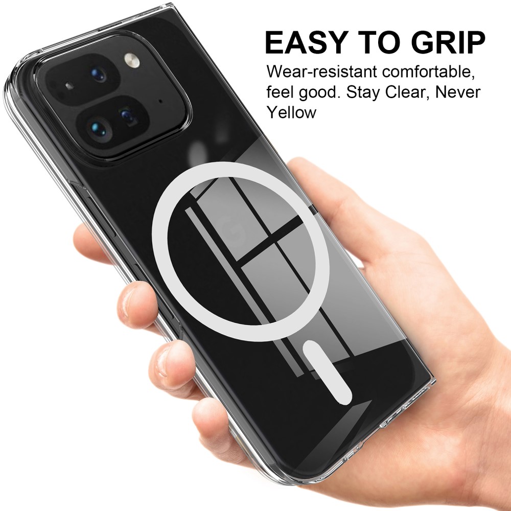  Google Pixel 9 Pro Fold Skal MagSafe Akryl/TPU Transparent