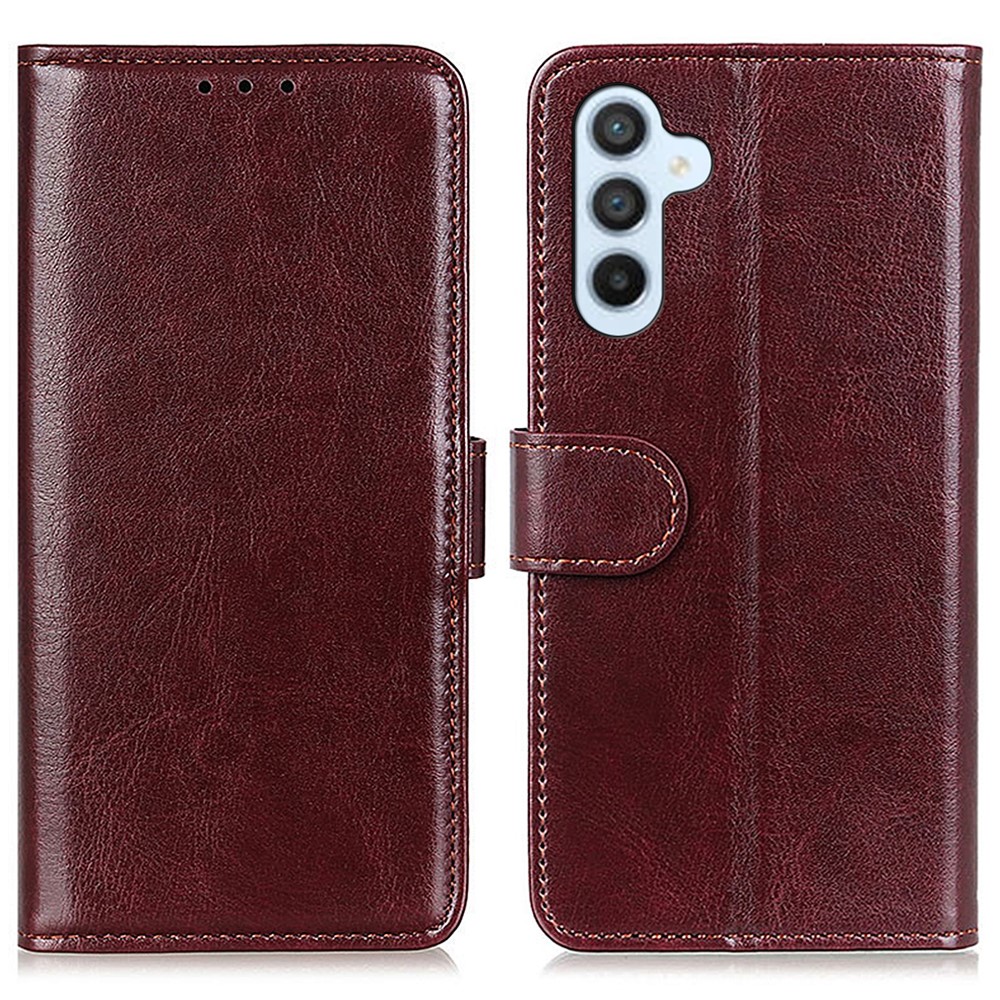  Samsung Galaxy S24 FE Fodral Crazy Horse Retro Brun