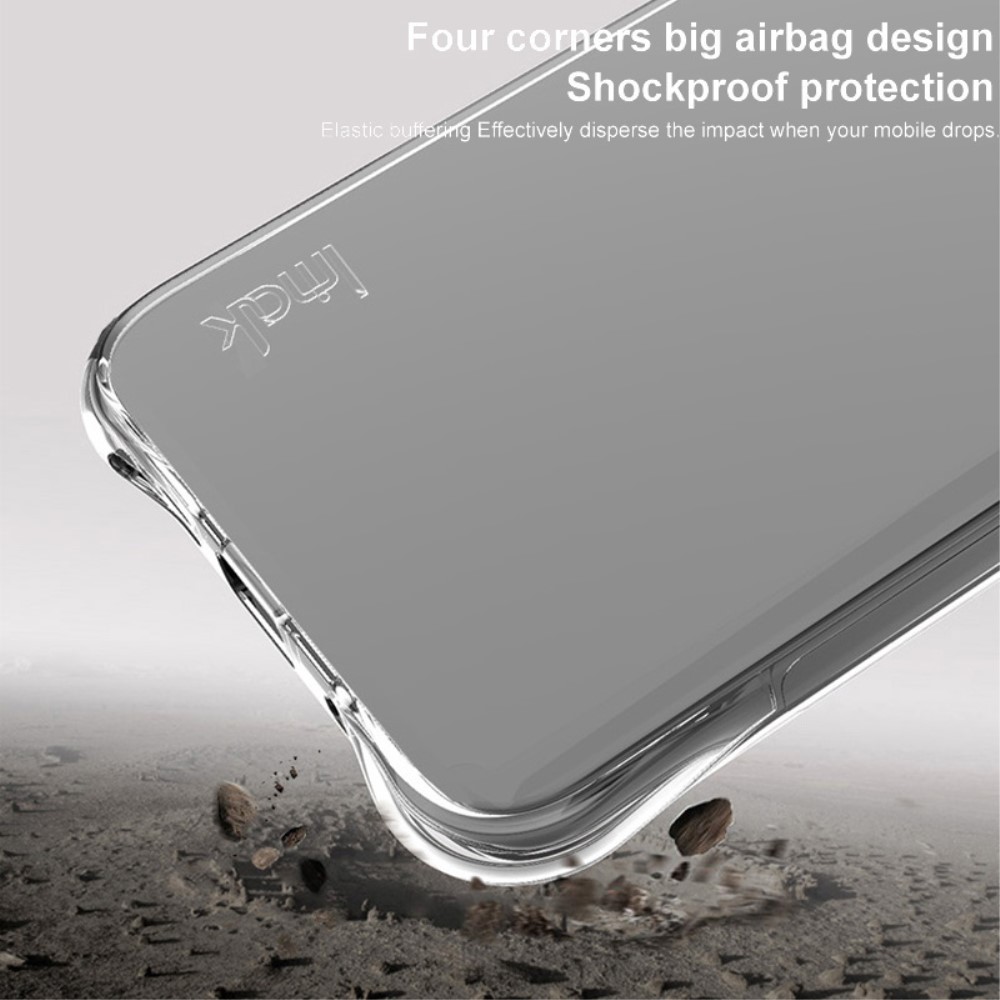 IMAK IMAK Samsung Galaxy S24 FE Skal TPU Shockproof Tonad Svart