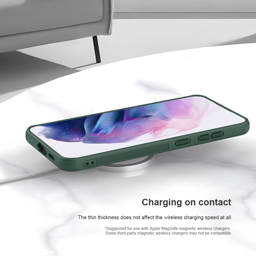 NILLKIN NILLKIN Samsung Galaxy S24 FE Skal MagSafe Frosted Shield Pro Grön
