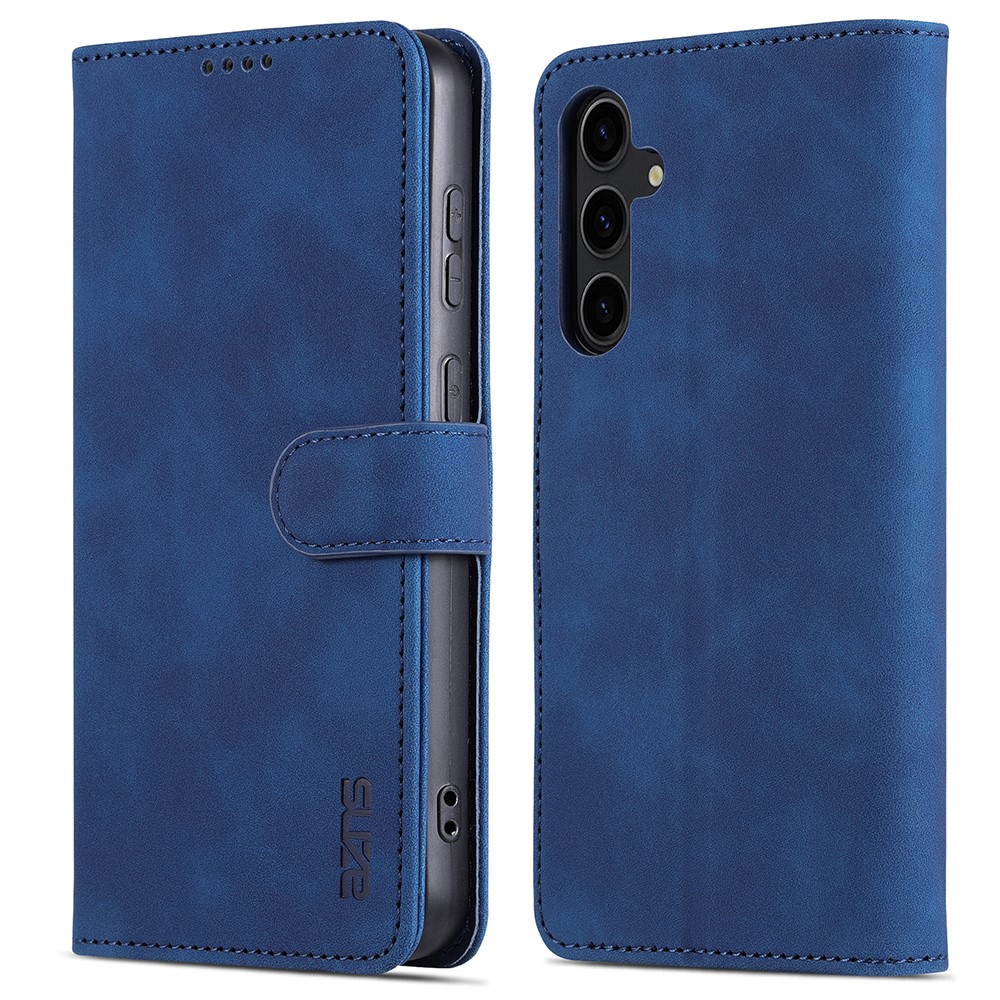 AZNS AZNS Samsung Galaxy S24 FE Fodral Läder Blå