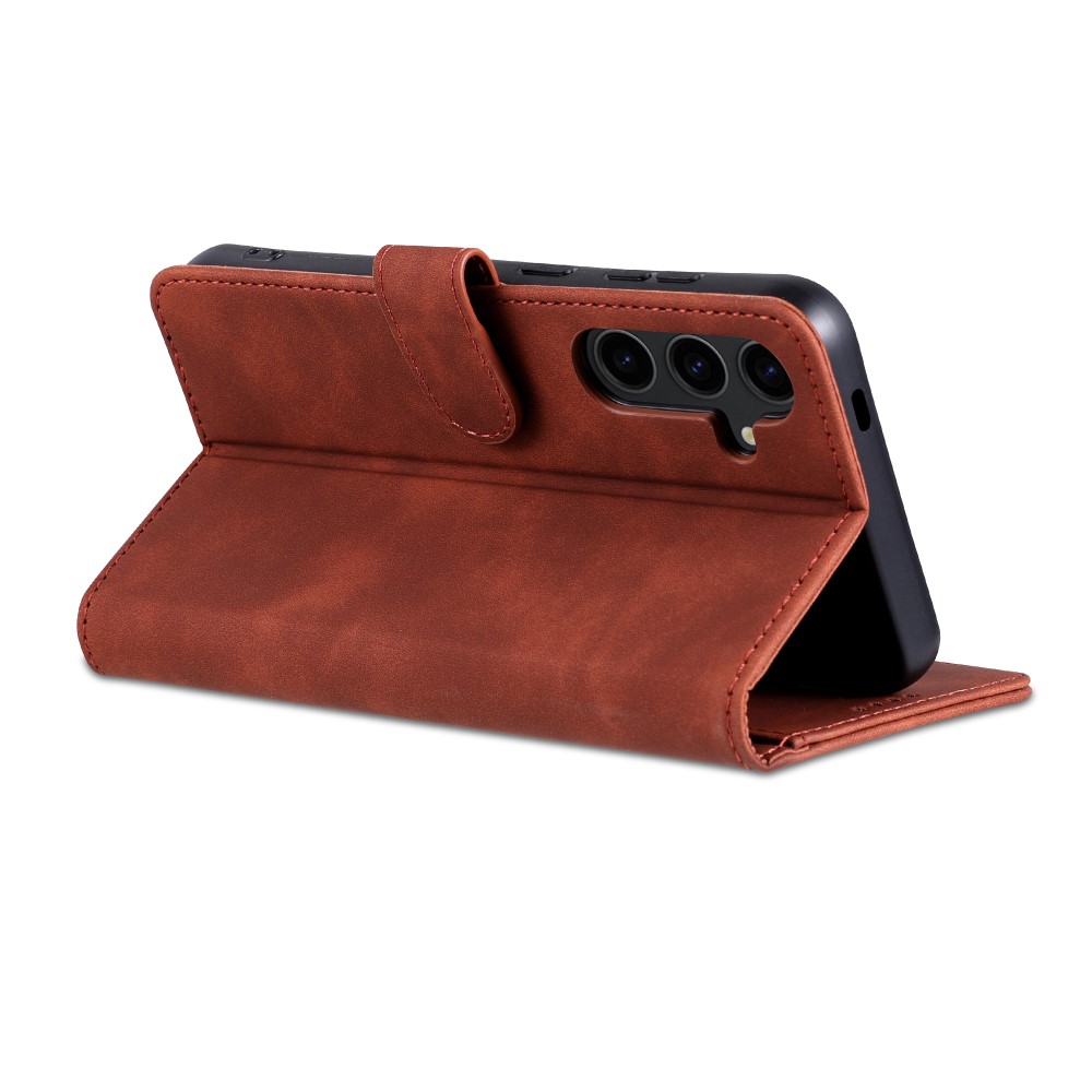 AZNS AZNS Samsung Galaxy S24 FE Fodral Läder Brun