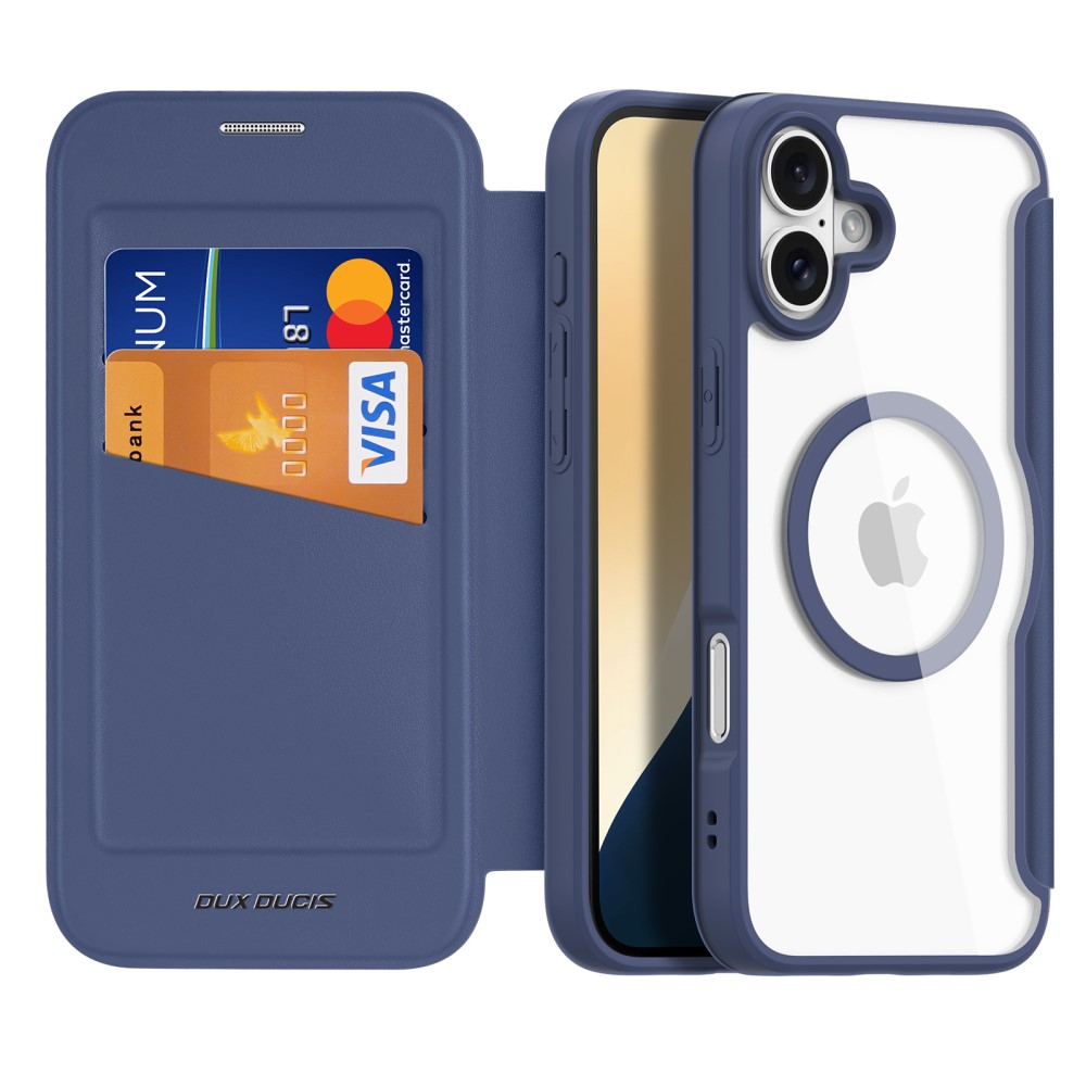 DUX DUCIS DUX DUCIS iPhone 16 Fodral MagSafe Skin X Pro Blå