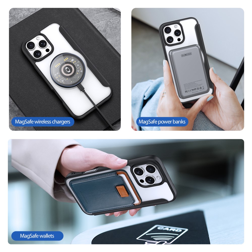 DUX DUCIS DUX DUCIS iPhone 16 Pro Fodral MagSafe Skin X Pro Svart