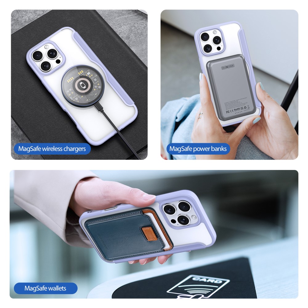 DUX DUCIS DUX DUCIS iPhone 16 Pro Fodral MagSafe Skin X Pro Lila