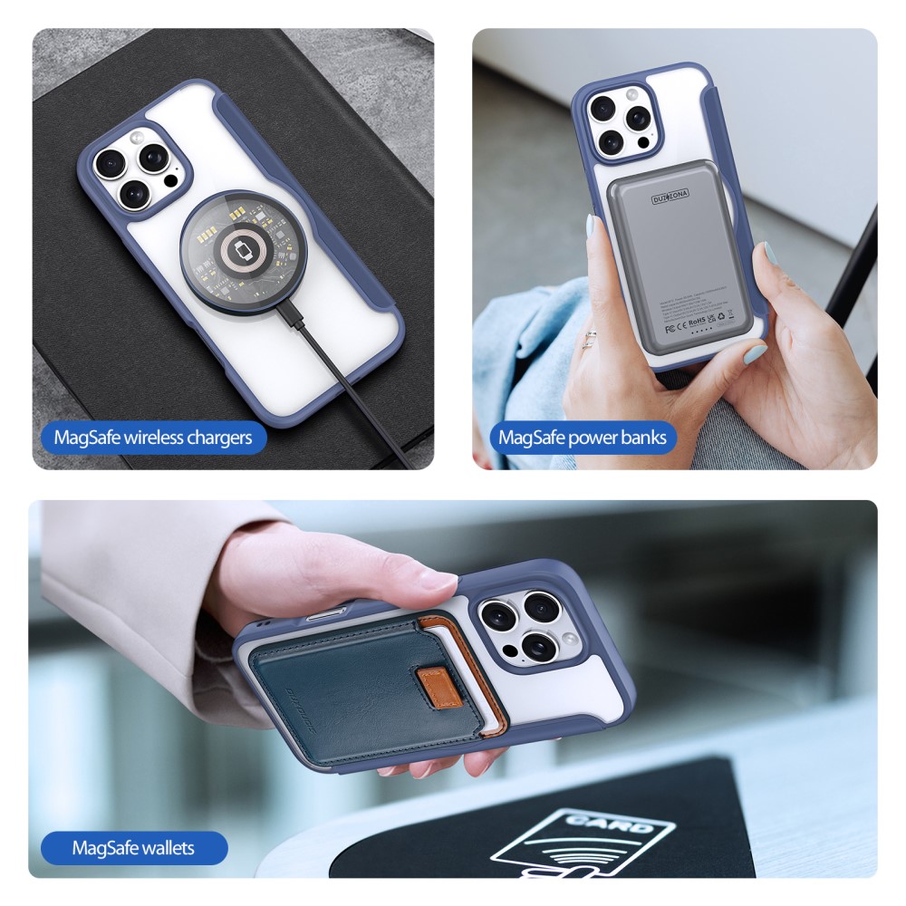 DUX DUCIS DUX DUCIS iPhone 16 Pro Max Fodral MagSafe Skin X Pro Blå