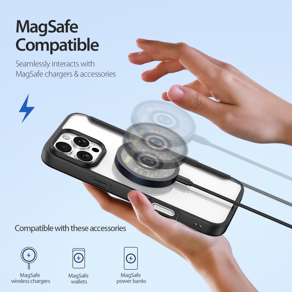 DUX DUCIS DUX DUCIS iPhone 16 Pro Max Fodral MagSafe Skin X Pro Svart