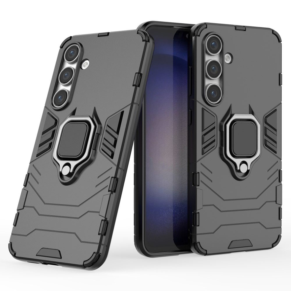  Samsung Galaxy S24 FE Skal Hybrid Armor Ring Svart
