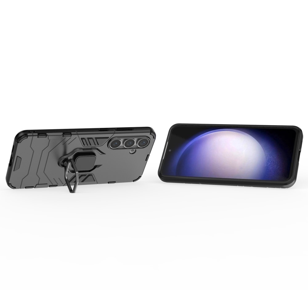  Samsung Galaxy S24 FE Skal Hybrid Armor Ring Svart