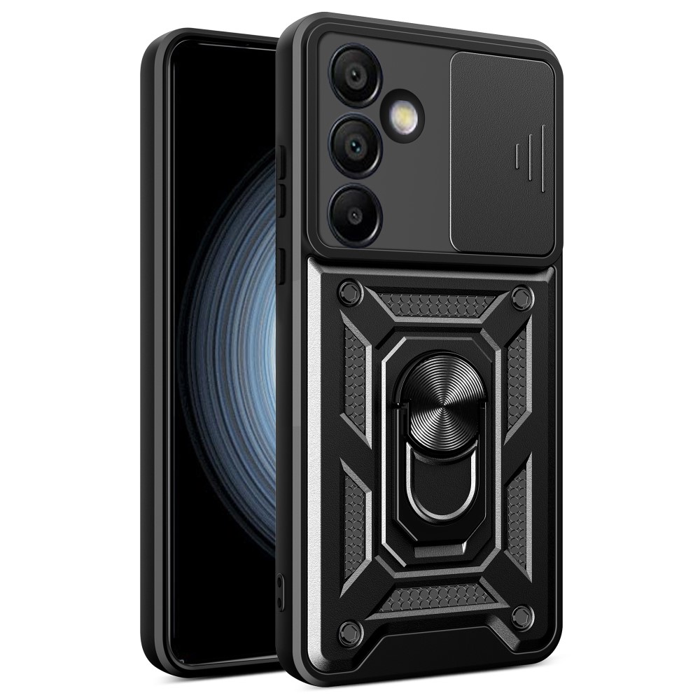  Samsung Galaxy S24 FE Skal CamShield Ring Hybrid Svart