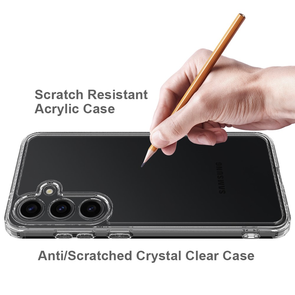  Samsung Galaxy S24 FE Skal TPU/Akryl Transparent