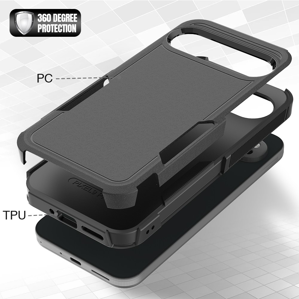  Google Pixel 9 Pro XL Skal Xtreme Shockproof Hybrid Svart