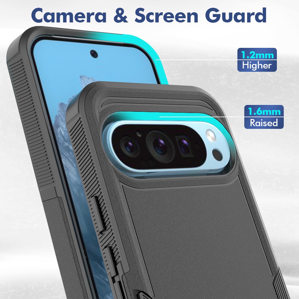 Google Pixel 9/9 Pro Skal Xtreme Shockproof Hybrid Svart