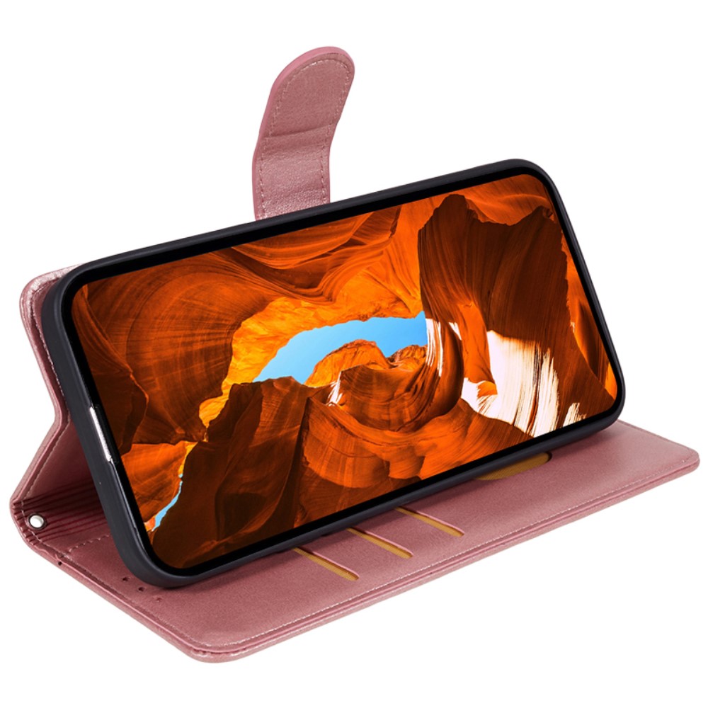  OnePlus Nord 4 Fodral Läder Roséguld