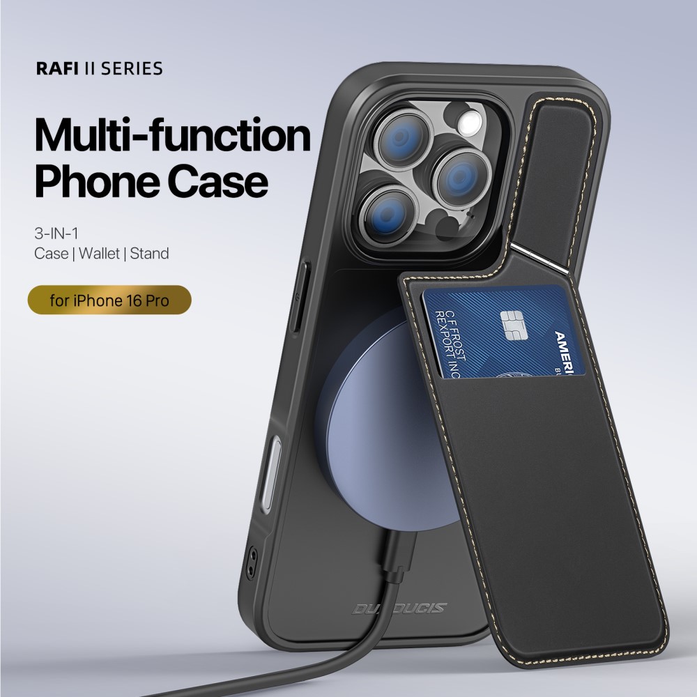 DUX DUCIS DUX DUCIS iPhone 16 Pro Skal RFID Rafi II Series Svart