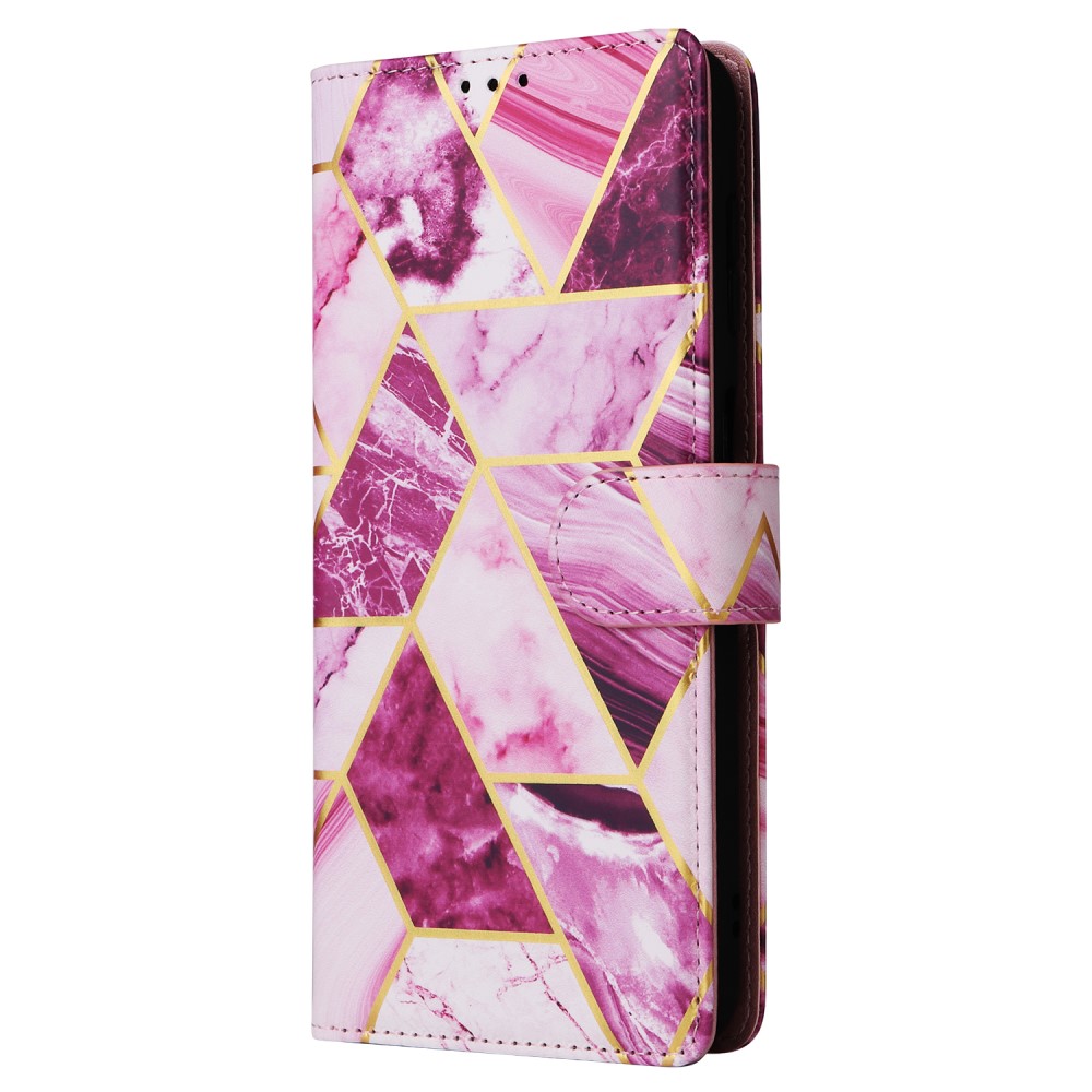  Samsung Galaxy S24 FE Fodral Marmor Rosa