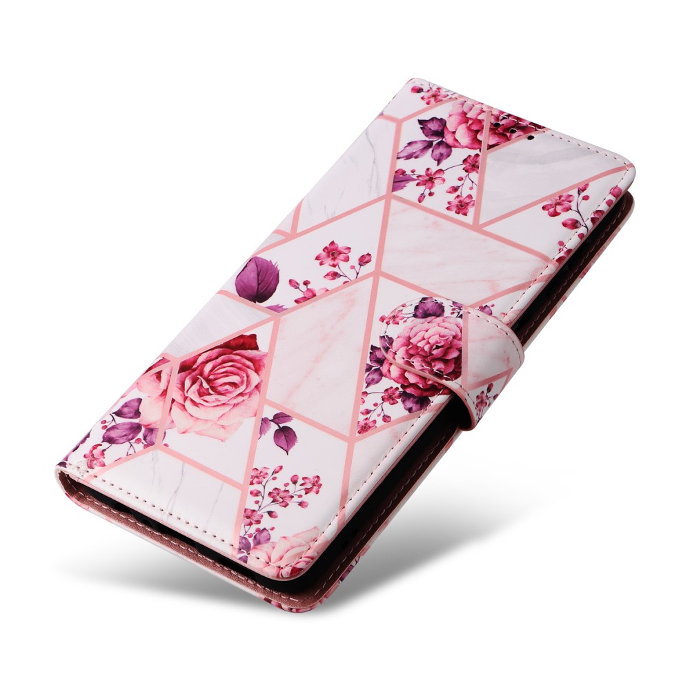  Samsung Galaxy S24 FE Fodral Marmor Rosa