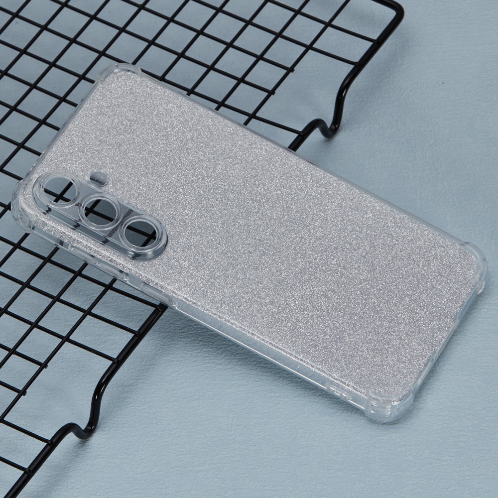 Samsung Galaxy S24 FE Skal Glitter Silver