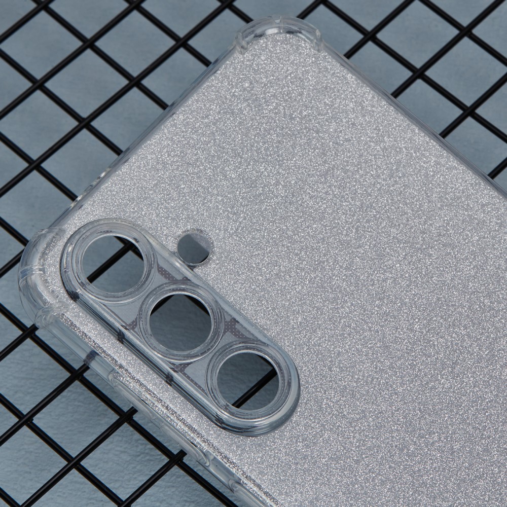 Samsung Galaxy S24 FE Skal Glitter Silver