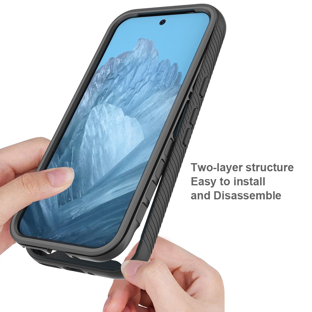 Google Pixel 9/9 Pro Skal Hybrid Defense Svart