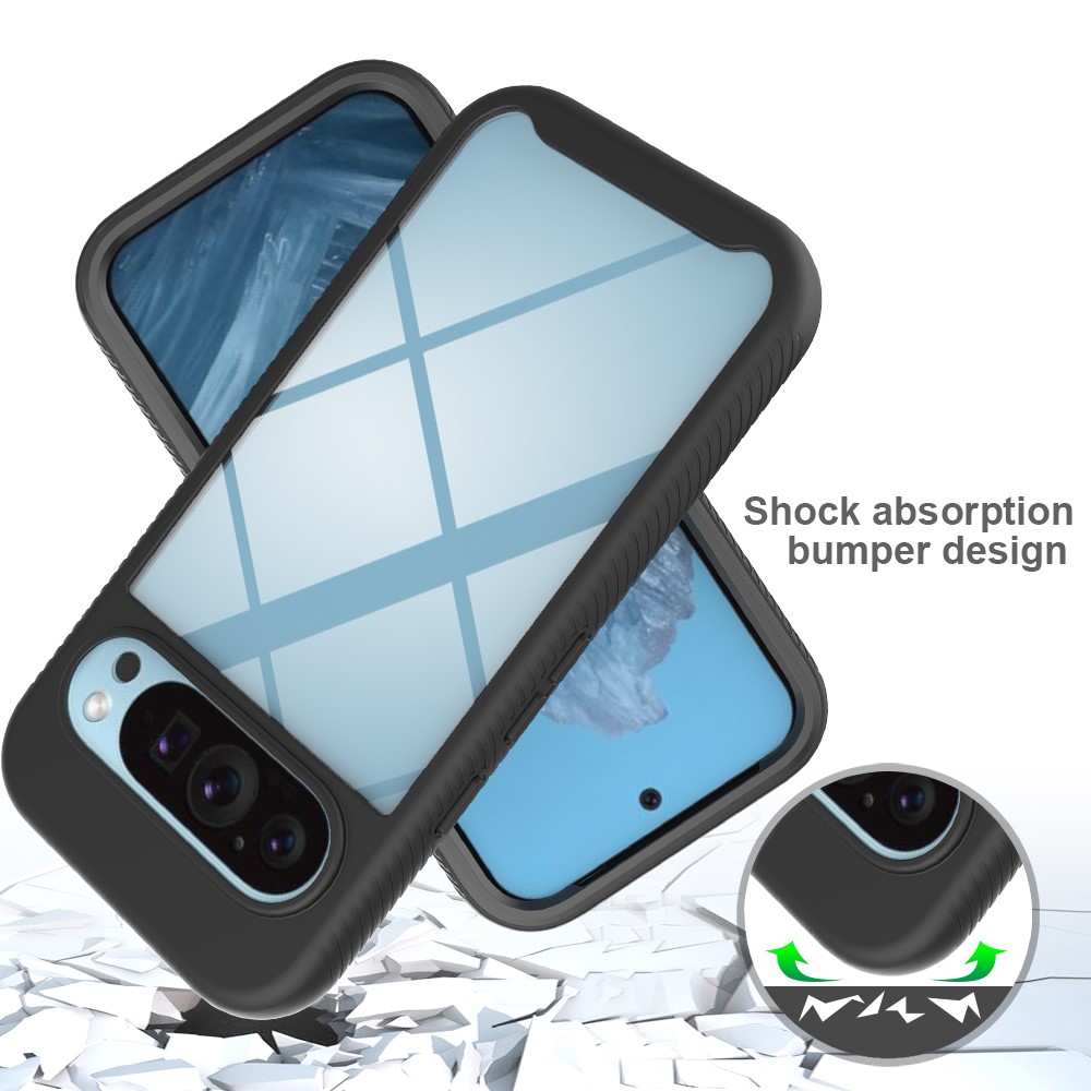  Google Pixel 9/9 Pro Skal Hybrid Defense Svart